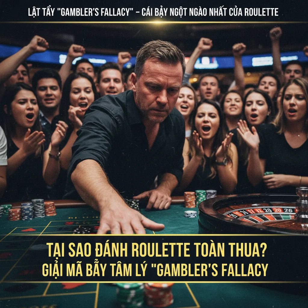 Lật Tẩy "Gambler's Fallacy" – Cái Bẫy Ngọt Ngào Nhất Của Roulette