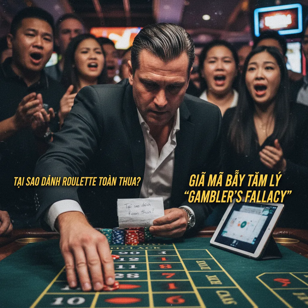 Chuỗi 10 con Đen liên tiếp trên bảng lịch sử Roulette